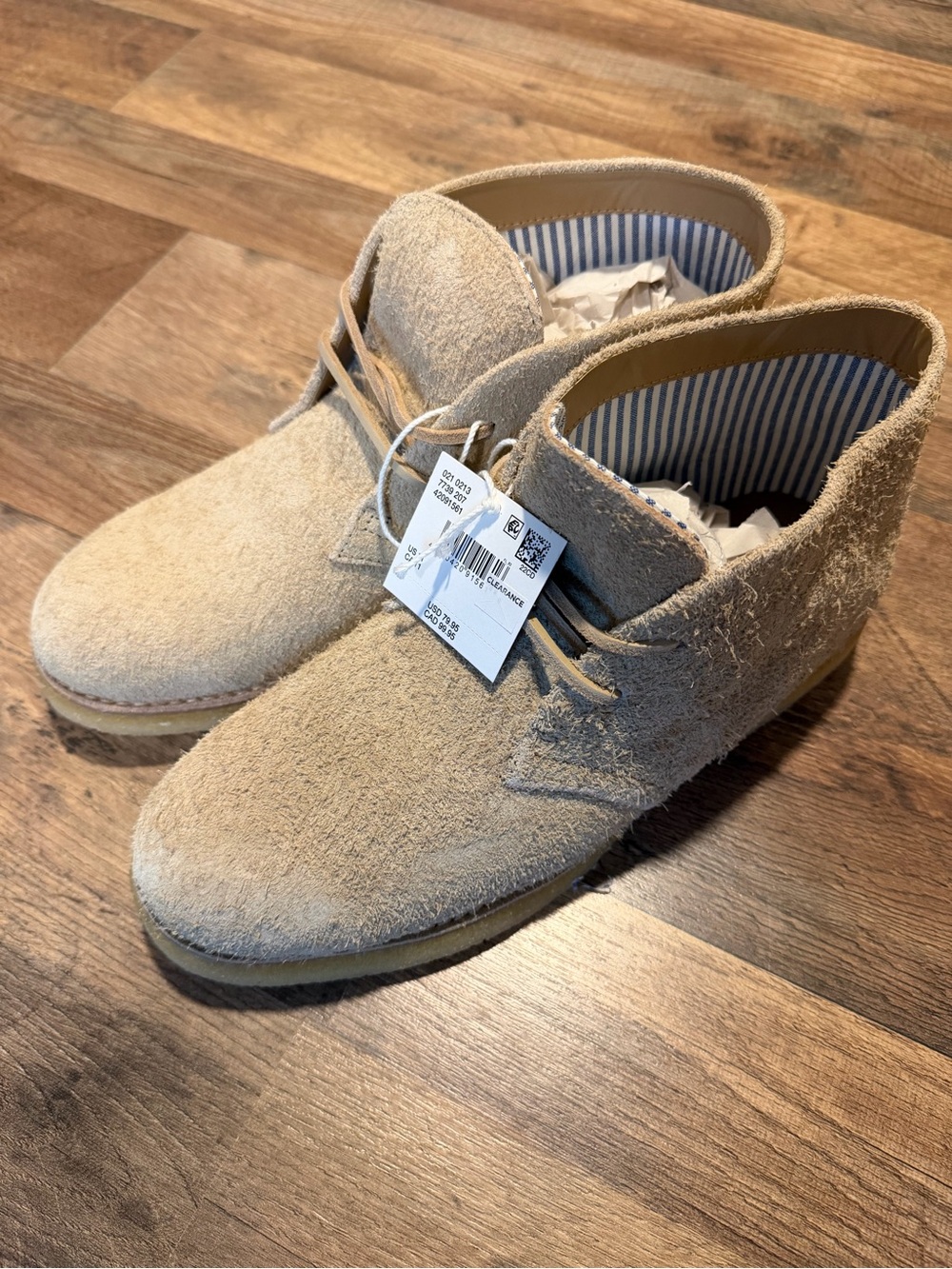 Suede Chukka Boots Mens 11 Tan American Eagle
